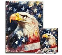Puzzle 1000 pièces pour Adultes Fantasy Eagle Puzzles en Carton pour Les Anniversaires, Les Vacances, Noël 26x38cm