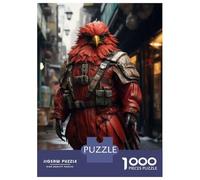 Puzzle 1000 Pièces pour Adultes Fantasy Eagle Warrior Armor Puzzles pour Adultes - Jeux Anti-Stress - Idéal pour Se Détendre À La Maison - Un Défi À Relever 52x38cm/1000pcs