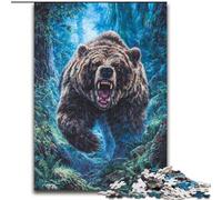 Puzzle 1000 pièces pour Adultes Fantasy Grizzlies, pour la décoration intérieure, pour s'amuser en Famille, à partir de 14 Ans (Taille 26x38cm)