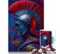Puzzle 1000 pièces pour Adultes Fantasy Knight Warrior 1000 pièces pour Adultes, Jeu Stimulant pour Toute la Famille pour Femmes, Cadeaux pour Hommes (Taille 38x26cm)