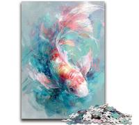 Puzzle 1000 pièces pour Adultes Fantasy Koi, pour Les 14 Ans et Plus, Jeu éducatif, défi, Jouet, Cadeau d'anniversaire 50x75cm