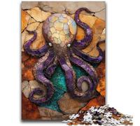 Puzzle 1000 pièces pour Adultes Fantasy Octopus, Puzzle 1000 pièces, Jeux éducatifs, décoration d'intérieur, Cadeau d'anniversaire, Art Mural (26x38cm)