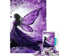 Puzzle 1000 pièces pour Adultes fée Violette sur Une Branche Tableau Puzzles pour Adolescents Jeux Amusants décoration Murale Cadeau d'anniversaire Unique (Taille 38x26cm)