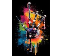 Puzzle 1000 Pièces pour Adultes, Festival de Musique d'instruments de Mode Classiques, Puzzles Classiques, Jeu D'Intelligence, Activité Familiale Parfaite, Jeu Cadeau Unique