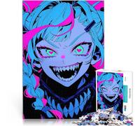 Puzzle 1000 pièces pour Adultes Fille Monstre d'Anime Jeu Familial Anti-Stress Défi Difficile Cadeau Amusant 52x38cm
