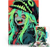 Puzzle 1000 pièces pour Adultes Fille Monstre d'Anime Jouet éducatif intellectuel décompressant Œuvre d'art 52x38cm