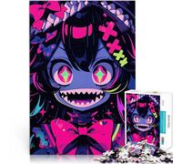 Puzzle 1000 pièces pour Adultes Fille Monstre d'Anime Séjour Anti-Stress pour Tuer Le Temps Anniversaire et Cadeaux Uniques 75x50cm