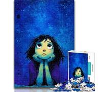 Puzzle 1000 pièces pour Adultes, Fille regardant Le Ciel, Puzzle 1000 pièces pour Adultes, Jouets éducatifs, Jeux Anti-Stress, Superbes Cadeaux et Jouets 50x75cm