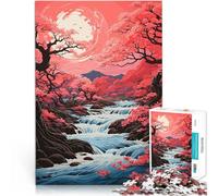 Puzzle 1000 pièces pour Adultes Fleur de Cerisier 3 Jouet éducatif intellectuel décompressant Une œuvre d'art 52x38cm