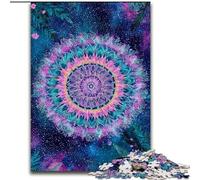 Puzzle 1000 pièces pour Adultes, Fleur de mandragore psychédélique, Jeu Familial interactif, pour Les fêtes, Jeu d'activités familiales 50x75cm