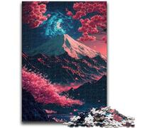 Puzzle 1000 pièces pour Adultes, Fleurs de Cerisier, Art Japonais, Jeu éducatif Familial, décoration Murale, Cadeaux d'anniversaire et de Noël Uniques, 38x26cm