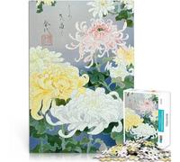 Puzzle 1000 pièces pour Adultes Fleurs Kiku Jouets addictifs pour Le défi de l'intelligence cérébrale Une œuvre d'art 26x38cm