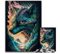 Puzzle 1000 pièces pour Adultes, Forêt enchantée des Loups, Puzzle pour Adultes, Décoration d'intérieur à Faire soi-même, Jeu de réflexion, 26 x 38 cm