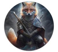 Puzzle 1000 pièces pour Adultes Fox Warrior Puzzle 1000 pièces pour la décoration intérieure et Les fêtes 67,5 x 67,5 cm