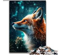Puzzle 1000 pièces pour Adultes Foxy Stars en Bois, pour Adolescents à partir de 14 Ans, décoration d'intérieur 50x75cm, Jeu éducatif et Amusant pour la décoration intérieure