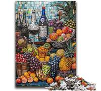 Puzzle 1000 pièces pour Adultes Fruit Shop Aide Le Cerveau à exercer des Jouets addictifs pour cultiver la Patience Convient aux Couples 50x75cm