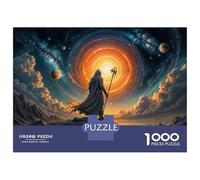 Puzzle 1000 Pièces pour Adultes Galactic Guardian Epic Fantasy Artwork Puzzle Adulte, Jouet, Décoration Murale, Cadeau d'anniversaire Unique 52x38cm/1000pcs