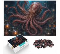 Puzzle 1000 pièces pour Adultes, Galactic Kraken Chronicles | Pour une activité qui demande de la patience : ce puzzle adulte 1000 pièces offre une pause loin des écrans.
