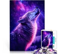 Puzzle 1000 pièces pour Adultes Galaxie du Loup Hurlant Compétition de Vitesse Manuelle Car C'est Un pour Toute la Famille 38x26cm