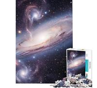 Puzzle 1000 pièces pour Adultes Galaxie spectaculaire avec Bras tourbillonnants Puzzle 1000 pièces Jouet Anti-Stress Cadeau d'anniversaire Jeu Stimulant (38x52cm)