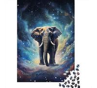 Puzzle 1000 pièces pour Adultes Galaxies Éléphants Puzzles pour Adultes Puzzles en Bois Jouet éducatif intellectuel décompressant 1000 pièces (75 x 50 cm)