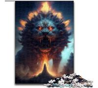 Puzzle 1000 pièces pour Adultes Galaxy Art Lion Jigsaw Jeu interactif Familial, idéal pour Les Adolescents, Cadeau Casse-tête (Taille : 26x38cm)