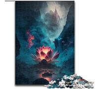 Puzzle 1000 pièces pour Adultes Galaxy Art Lotus Jigsaw DIY Décoration, Défi cérébral, pour Adulte, Famille, Cadeau de Vacances (Taille : 50x75cm)