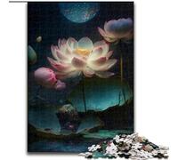 Puzzle 1000 pièces pour Adultes Galaxy Art Lotus Puzzle Jeu Familial interactif, Décoration d'intérieur DIY, Cadeau Casse-tête (Taille : 50x75cm)