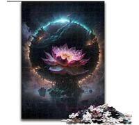 Puzzle 1000 pièces pour Adultes Galaxy Art Lotus, Un Casse-tête Stimulant pour Les Adolescents, Parfait pour la décoration intérieure ou comme Cadeau (Taille : 50x75cm)