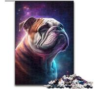 Puzzle 1000 pièces pour Adultes Galaxy Bulldog, en Carton, Jouet éducatif, intellectuel, décompressant, Amusant, Jeu Familial, 1000 pièces(26x38cm)