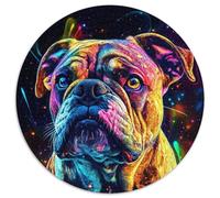 Puzzle 1000 pièces pour adultes Galaxy Bulldog Puzzles impossibles pour adultes Parfait pour les adolescents et les collectionneurs, décoration idéale pour la maison et cadeau de voyage 67,5 x 67,5 cm