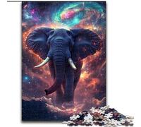 Puzzle 1000 pièces pour Adultes Galaxy Elephant, en Carton, Jouet éducatif, intellectuel, décompressant, Amusant, Familial, 1000 pièces(26x38cm)