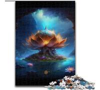 Puzzle 1000 pièces pour Adultes Galaxy Fantasy Lotus Jigsaw Parfait pour s'amuser en Famille à Noël, Thanksgiving, Les Anniversaires et Pâques (Taille : 50x75cm)