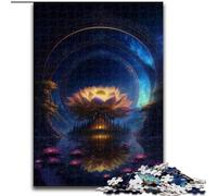 Puzzle 1000 pièces pour Adultes Galaxy Fantasy Lotus, Un Casse-tête Stimulant pour Les Adolescents, Parfait pour la décoration intérieure ou comme Cadeau (Taille : 26x38cm)