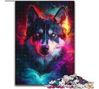 Puzzle 1000 pièces pour Adultes Galaxy Labrador, Jeu Familial interactif, pour Les fêtes, Jeu d'activités familiales (Taille : 50x75cm)