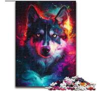 Puzzle 1000 pièces pour Adultes Galaxy Labrador Puzzle Adulte Jeu Cadeau Famille Jeu Interactif Défi Cérébral Cadeau (Taille : 26x38cm)