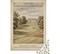 Puzzle 1000 pièces pour Adultes, Golf de Saint-Nom-la-Bretèche Poster