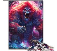 Puzzle 1000 pièces pour Adultes Gorille géant Super Power Puzzles en Carton pour Adultes Taille 26x38cm Jeu Familial créatif et décoration d'intérieur, Cadeau de Noël Parfait pour Les Adolescents