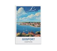 Puzzle 1000 pièces pour Adultes, Gosport Hampshire Classic Brain Challenge, Jeu Difficile et Stimulant 70 x 50 cm