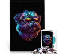 Puzzle 1000 pièces pour Adultes Griffon Bruxellois Défi Difficile pour soulager Le Stress est idéal comme Cadeau pour Toute la Famille 38x26cm
