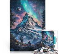 Puzzle 1000 pièces pour Adultes Grimper la Montagne Séjour Anti-Stress pour Tuer Le Temps Renforcer l'amour Entre Les Couples 50x70cm