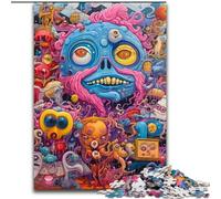 Puzzle 1000 pièces pour Adultes, Groupe de Monstres, Puzzle 1000 pièces, Cadeau à Faire soi-même, Amusant, adapté à la décoration de la Maison, du Salon ou du Bureau (Taille 50x75cm)