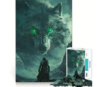 Puzzle 1000 pièces pour Adultes Guerrier Astral Jeu d'articulation Propre Jeu de réflexion Amusant et Relaxant Activité d'anniversaire (38x26cm)