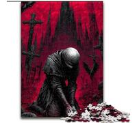 Puzzle 1000 pièces pour Adultes Guerrier mystérieux, défi Difficile et Anti-Stress, Cadeaux du Père Noël Secret pour Les 14 Ans et Plus (Taille 26x38cm)