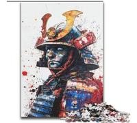 Puzzle 1000 pièces pour Adultes Guerrier Ninja Japonais, à partir de 14 Ans Un Jeu Stimulant à Offrir à Toute la Famille et aux Amis (Taille 50x75cm)