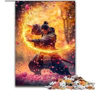Puzzle 1000 pièces pour Adultes Guerrier Ninja Japonais, Jouets éducatifs et éducatifs, Cadeaux d'anniversaire Uniques pour Les 14 Ans et Plus (Taille 50x75cm)