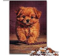 Puzzle 1000 pièces pour Adultes Happy Puppy, Chaque pièce est Unique - Jeu Familial Stimulant pour Les 14 Ans (Taille 50x75cm)