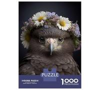 Puzzle 1000 Pièces pour Adultes Head Cute Baby Eagle Puzzle pour Adultes Jeux Relaxants Analyse Et Logique, Idéal comme Cadeau pour Toute La Famille 38x26cm/1000pcs