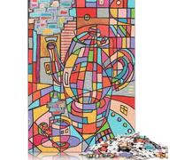 Puzzle 1000 pièces pour Adultes « Heure du th頻 Puzzles pour Adultes et Puzzles en Papier Décoration de la Maison Cadeaux de Vacances 38 x 26 cm/1000 pièces