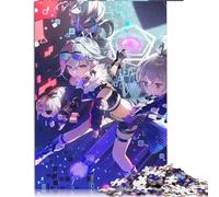 Puzzle 1000 pièces pour Adultes Honkai Star Rail Silver Wolf Planche recyclée de qualité supérieure pour Adultes et Enfants à partir de 12 Ans 10,27 x 14,96 Pouces